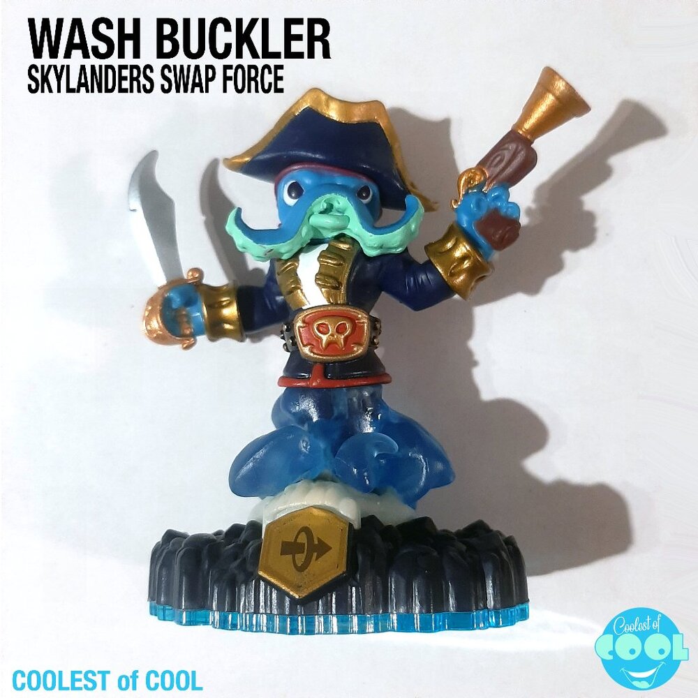Skylanders Swap Force Wash Buckler loose figure Activision good condition